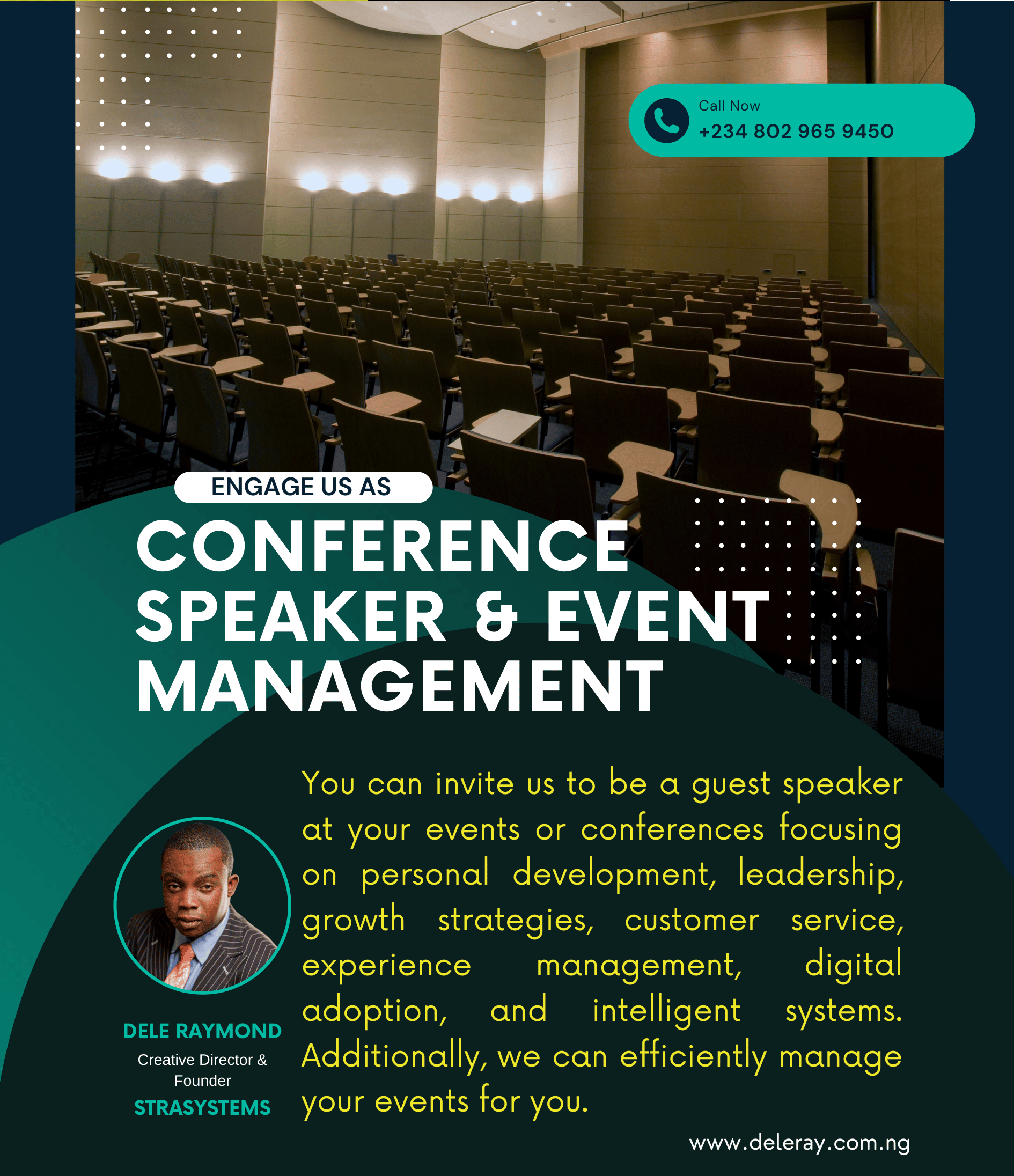 Bamidele Raymond O - Speaking Services Bamidele Raymond O - Speaking Services