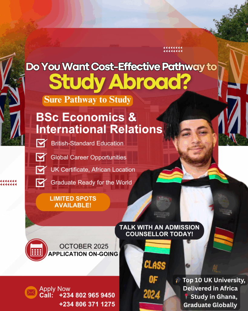 UK degree in Africa
